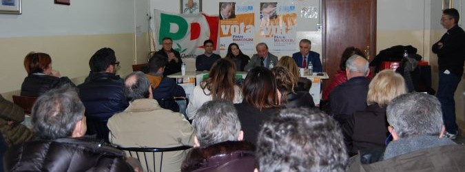 Primarie, Pietro Marcolini a Castel di Lama