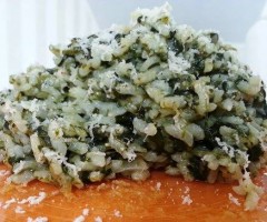 risotto spinaci e grana