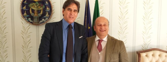 Sandro Assenti e Gino Sabatini alla presentazione dei progetti legati alla Macroregione adriatico ionica