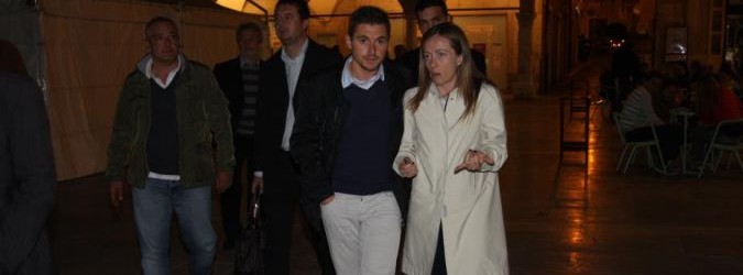 Marco Fioravanti e Giorgia Meloni