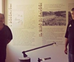 mostra il fiume di legna