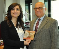 Manuela Bora, assessore all’Artigianato con Giordano Pierlorenzi, direttore Poliarte