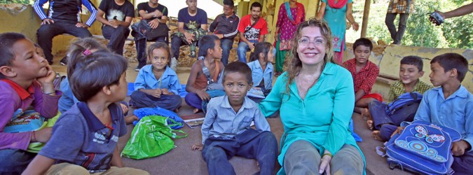 asta di beneficenza per nepal con raffaella milandri
