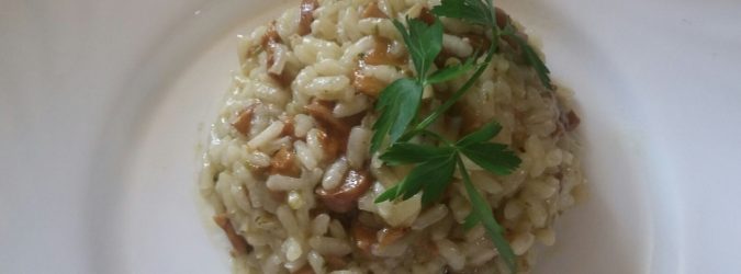 risotto con i finferli