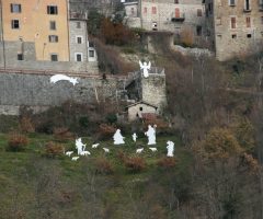 natale presepe vigili del fuoco