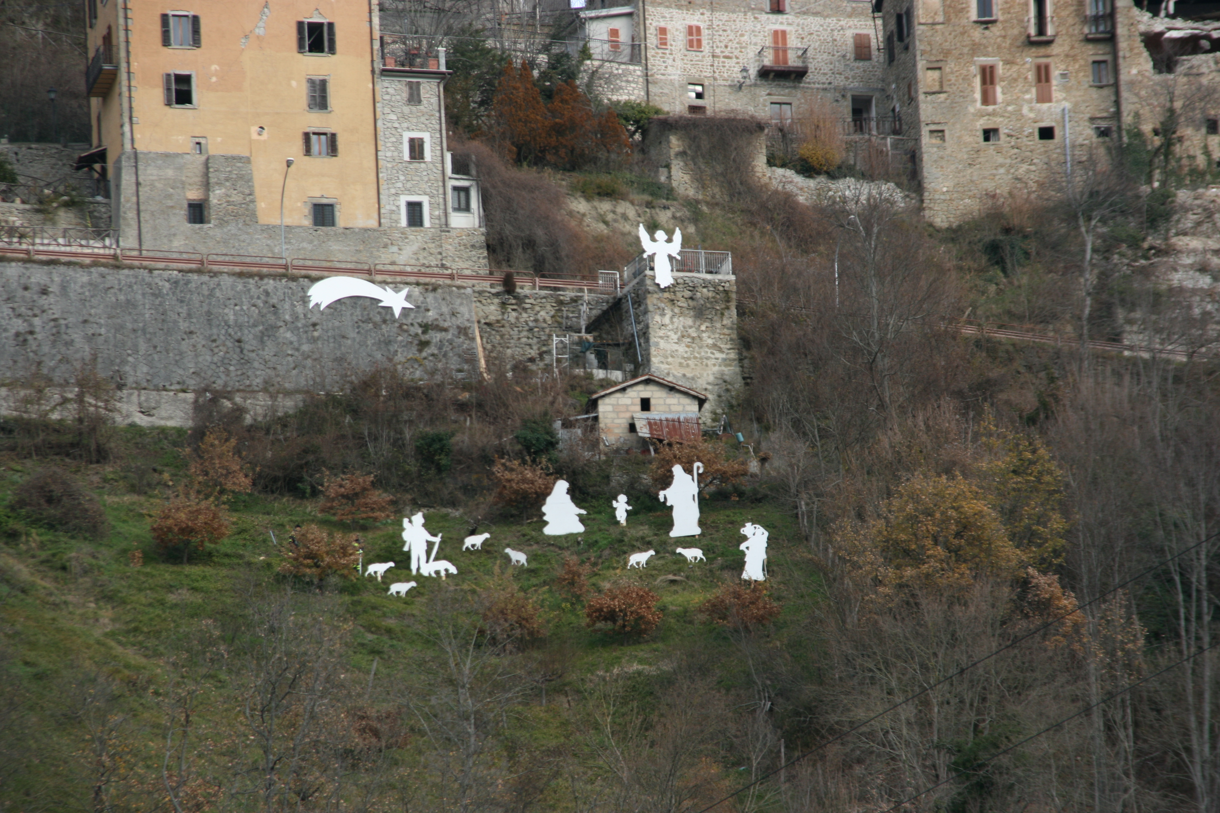natale presepe vigili del fuoco