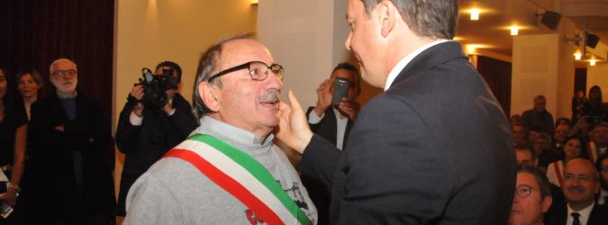 sindaco arquata e matteo renzi