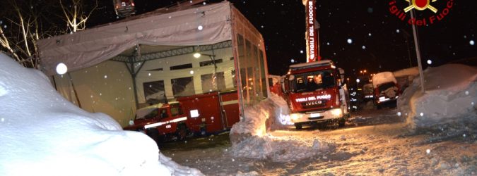 emergenza neve vigili del fuoco