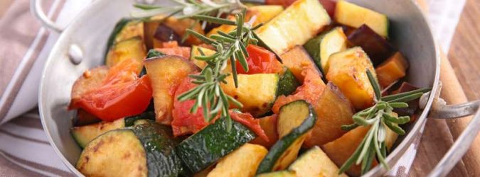 verdure grigliate in padella