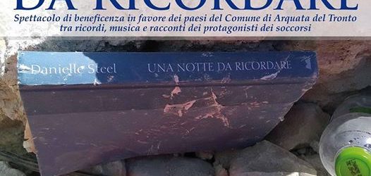 COPERTINA Locandina una notte per ricordare