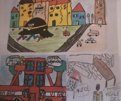 vigili del fuoco visti dai bambini