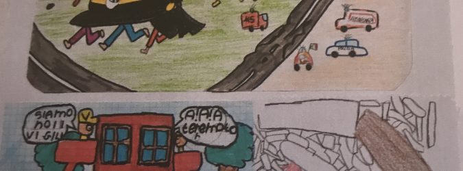 vigili del fuoco visti dai bambini