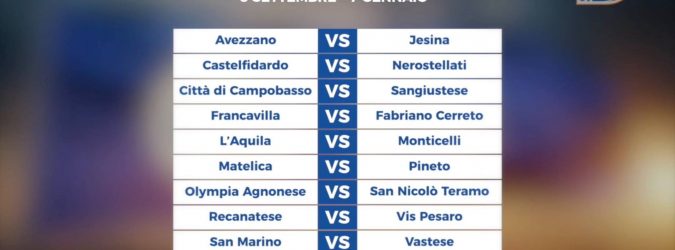 Calendario Serie D