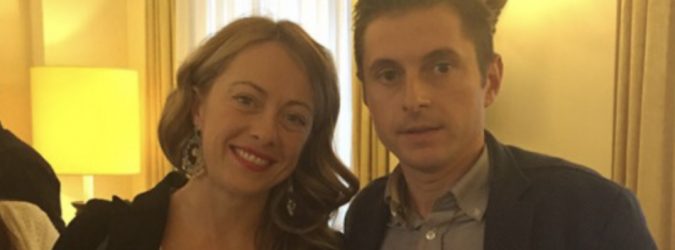 Giorgia Meloni e Marco Fioravanti