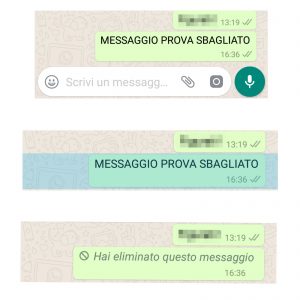 eliminare messaggi whatsapp