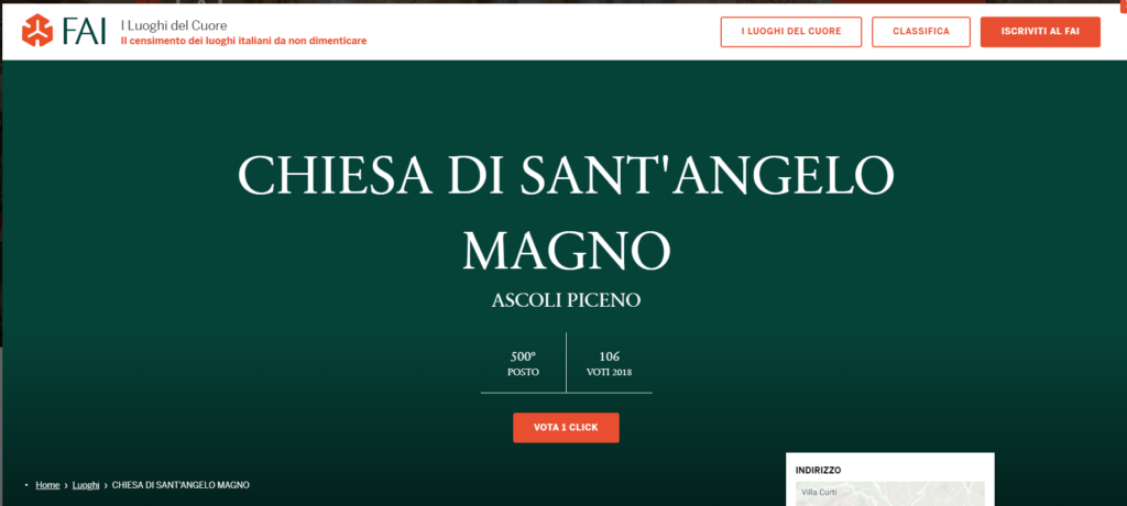 campagna fai chiesa santangelo magno ascoli