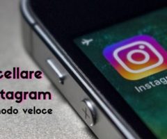 cancellare account instagram