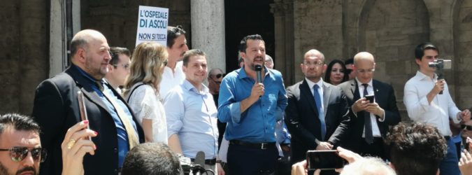 ballottaggio ascoli matteo salvini