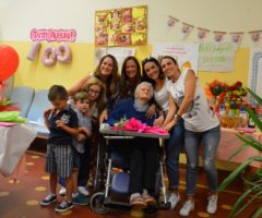 Ascoli Piceno, compleanno di nonna Giggia
