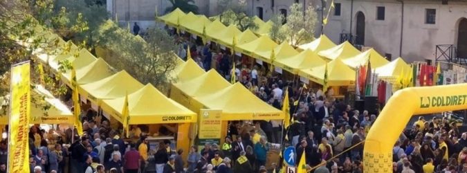 Post sisma, manifestazione Roma Coldiretti