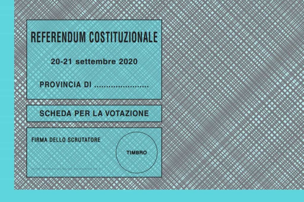 Referendum taglio parlamentari