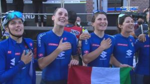 elisa balsamo e squadra azzurra ciclismo 