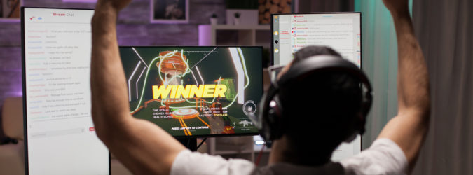 gamer professionista