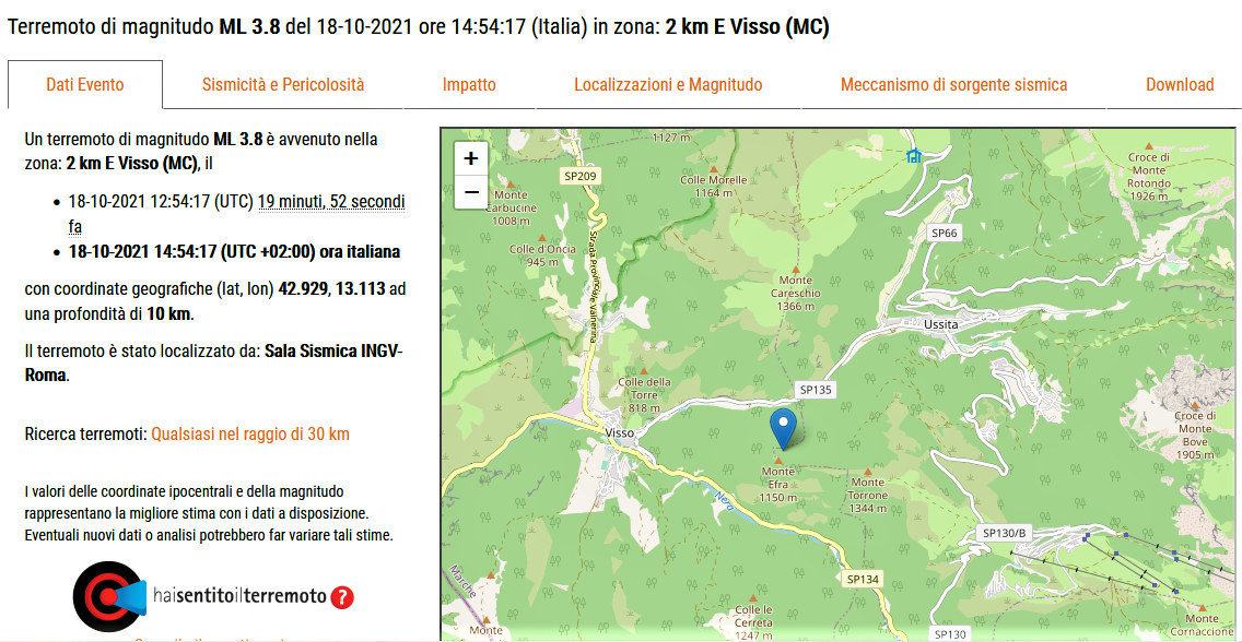 terremoto Visso Ussita