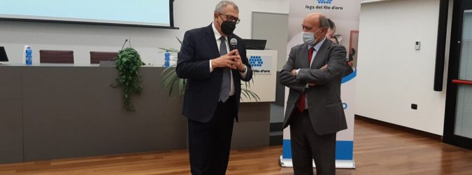 Lega del Filo d'Oro Prefetto Pellos_e_Presidente_Bartoli