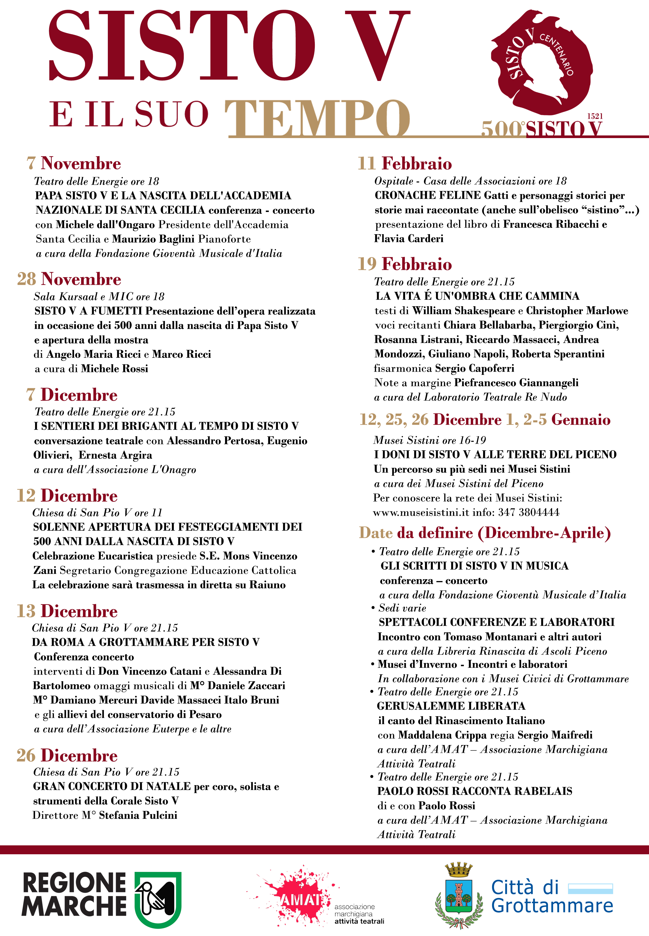 papa sisto V calendario