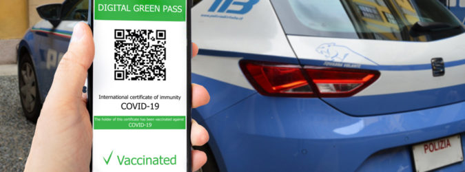 Polizia di stato Green Pass consiglio d'europa