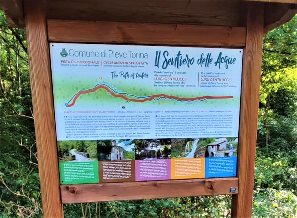 Percorso Kneipp lungo il Sentiero delle Acque a Pieve Torina • Prima