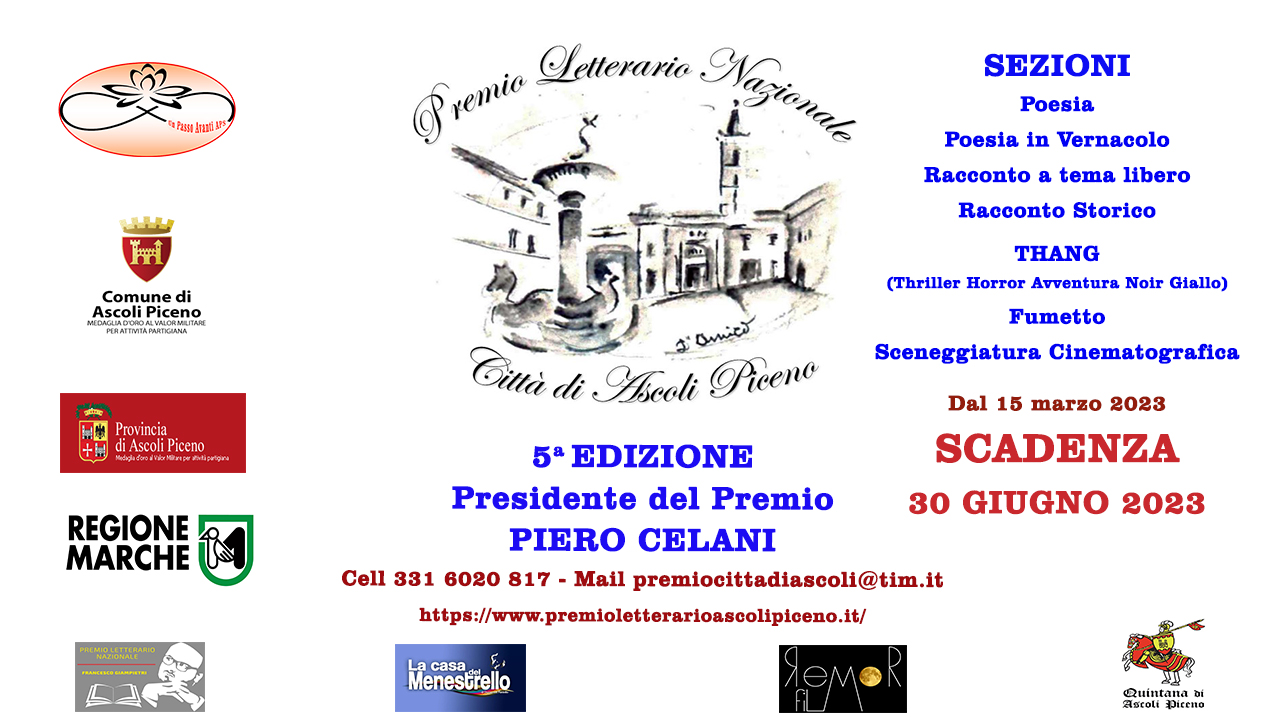 Premio Letterario Nazionale Città di Ascoli Piceno