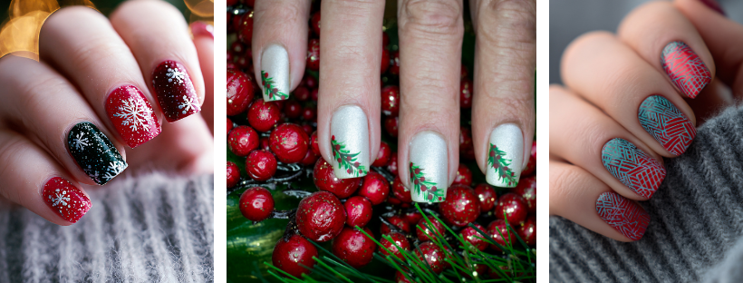 Idee unghie natalizie