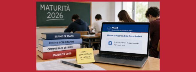 Commissari esterni maturità 2026