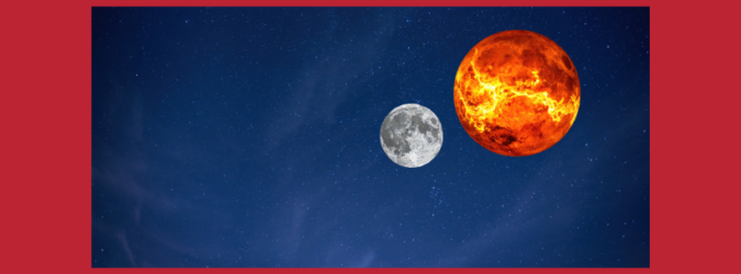 Luna e Venere