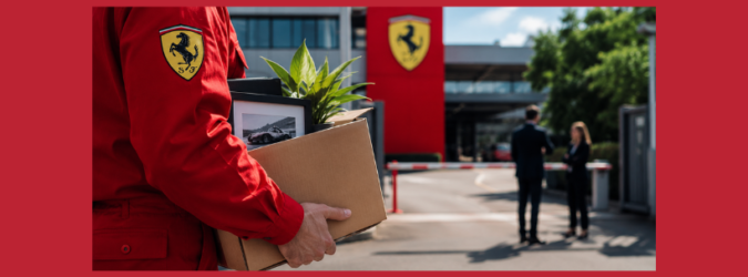 Operaio Ferrari licenziato