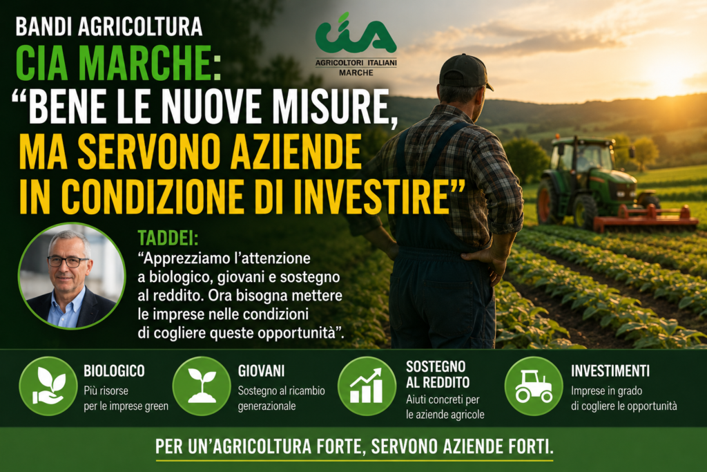 Bandi agricoltura, CIA MARCHE