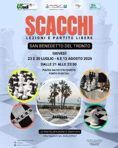 Scacchi in piazza a Porto d’Ascoli