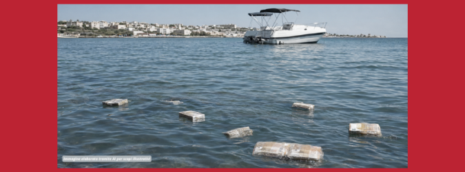 Pacchi di soldi gettati in mare da un motoscafo: quasi 700mila euro recuperati a Ragusa