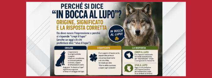 in bocca al lupo