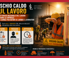 Rischio caldo sul lavoro, l'Ispettorato nazionale del lavoro
