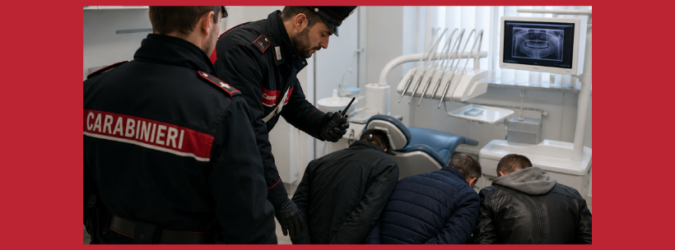 Tentato furto in uno studio medico