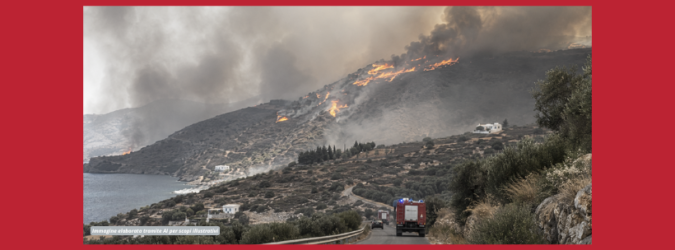 Incendi in Grecia, 8mila persone evacuate a Creta: due vigili del fuoco morti