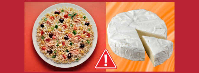 Insalata di riso e formaggio Brie richiamati per Listeria: lotti e scadenze da controllare