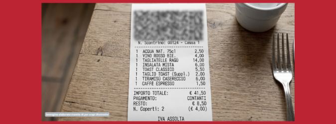 Dagli extra per dividere un toast alle “uova con sputo”: gli scontrini più assurdi d’Italia