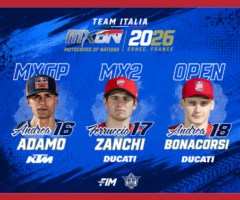 Motocross delle Nazioni 2026, l’Italia punta su Adamo, Zanchi e Bonacorsi