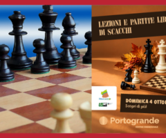 scacchi San Benedetto del Tronto, lezioni gratuite di scacchi, partite libere PortoGrande, eventi 4 ottobre 2026, Metti in moto la mente, scacchi per principianti, eventi gratuiti San Benedetto