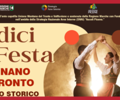 Notte del Saltarello 2026, Radici in Festa Appignano, eventi Appignano del Tronto, Orchestra Popolare del Saltarello, programma 19 e 20 settembre, tradizioni marchigiane