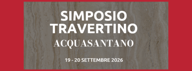 Simposio del Travertino Acquasantano, eventi Acquasanta Terme, MuTA, Museo Diffuso del Travertino, travertino piceno, programma 19 e 20 settembre 2026
